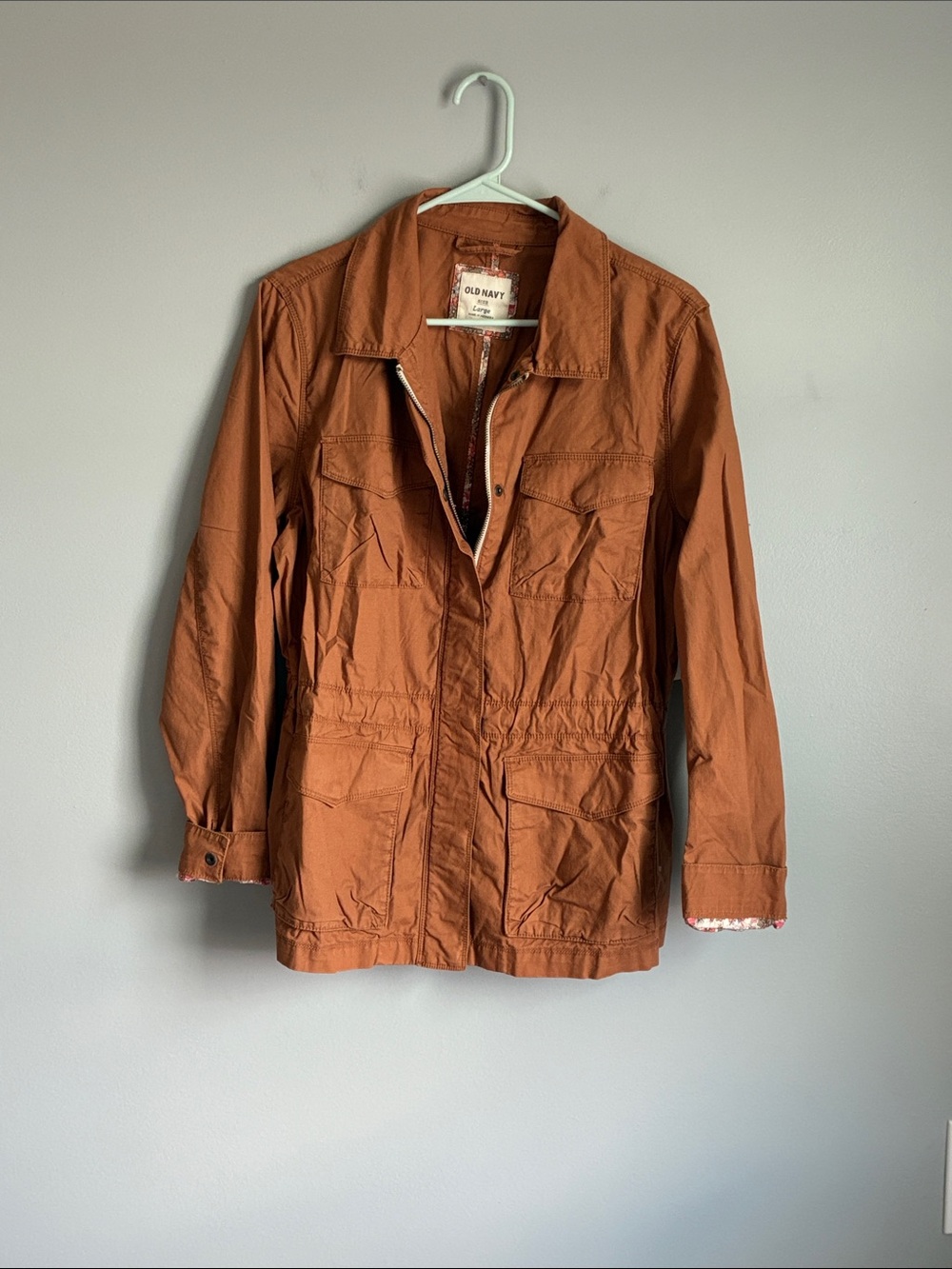 Old Navy Women's Rust Utility Jacket